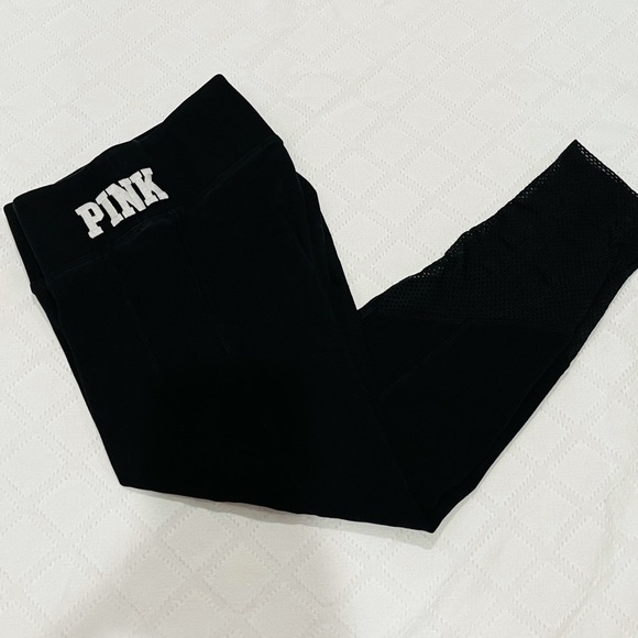PINK Victoria's Secret Pants - 🖤Pink Yoga Black Tights🖤